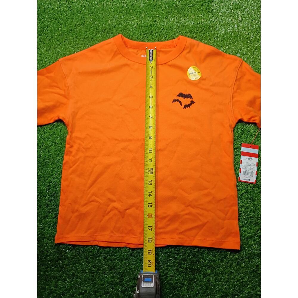 Adorable Cat & Jack Toddler Unisex Orange Halloween T-Shirt 6/7 NWT - Picture 4 of 7